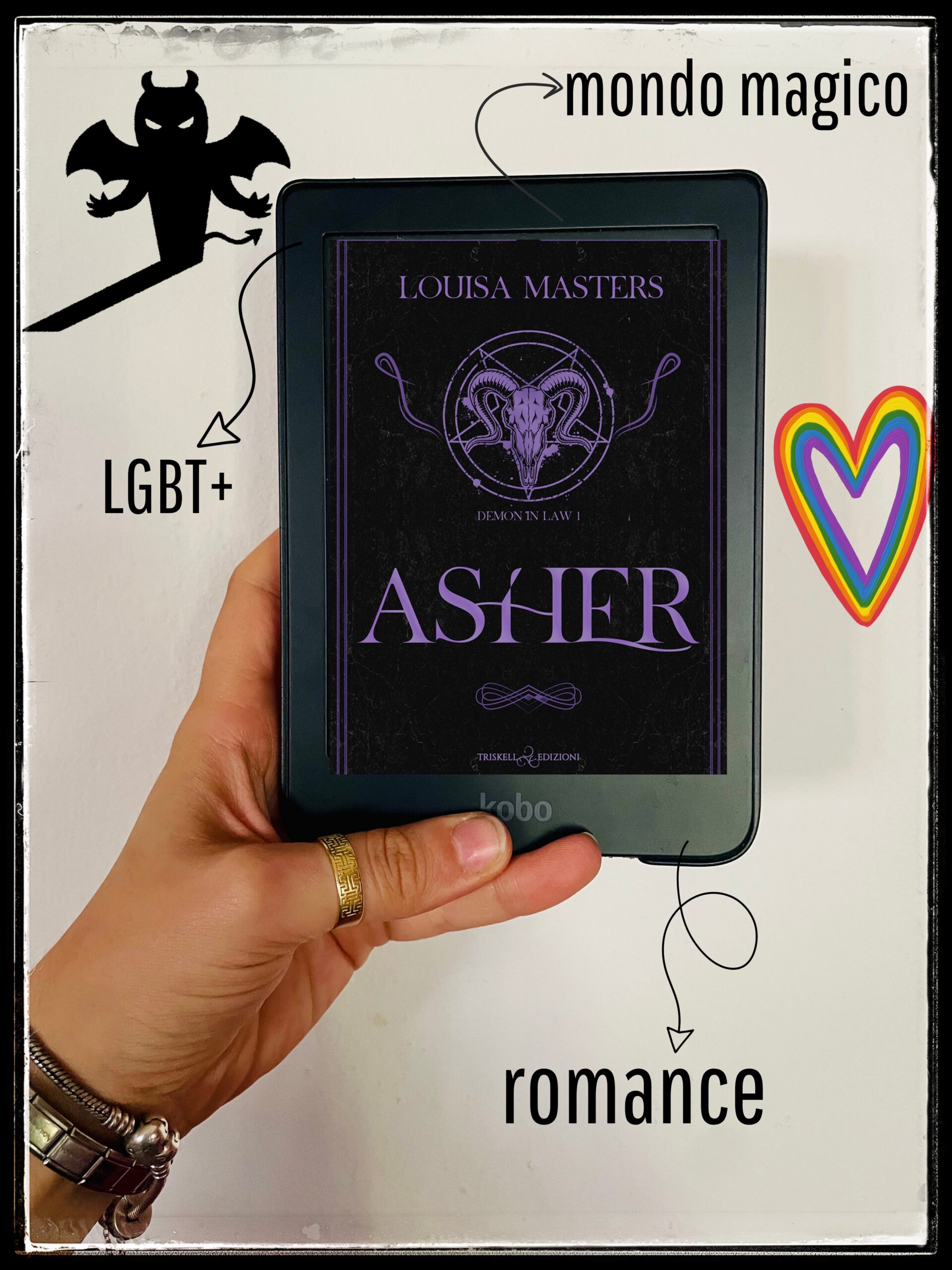 “Asher” primo volume della serie demon in-law