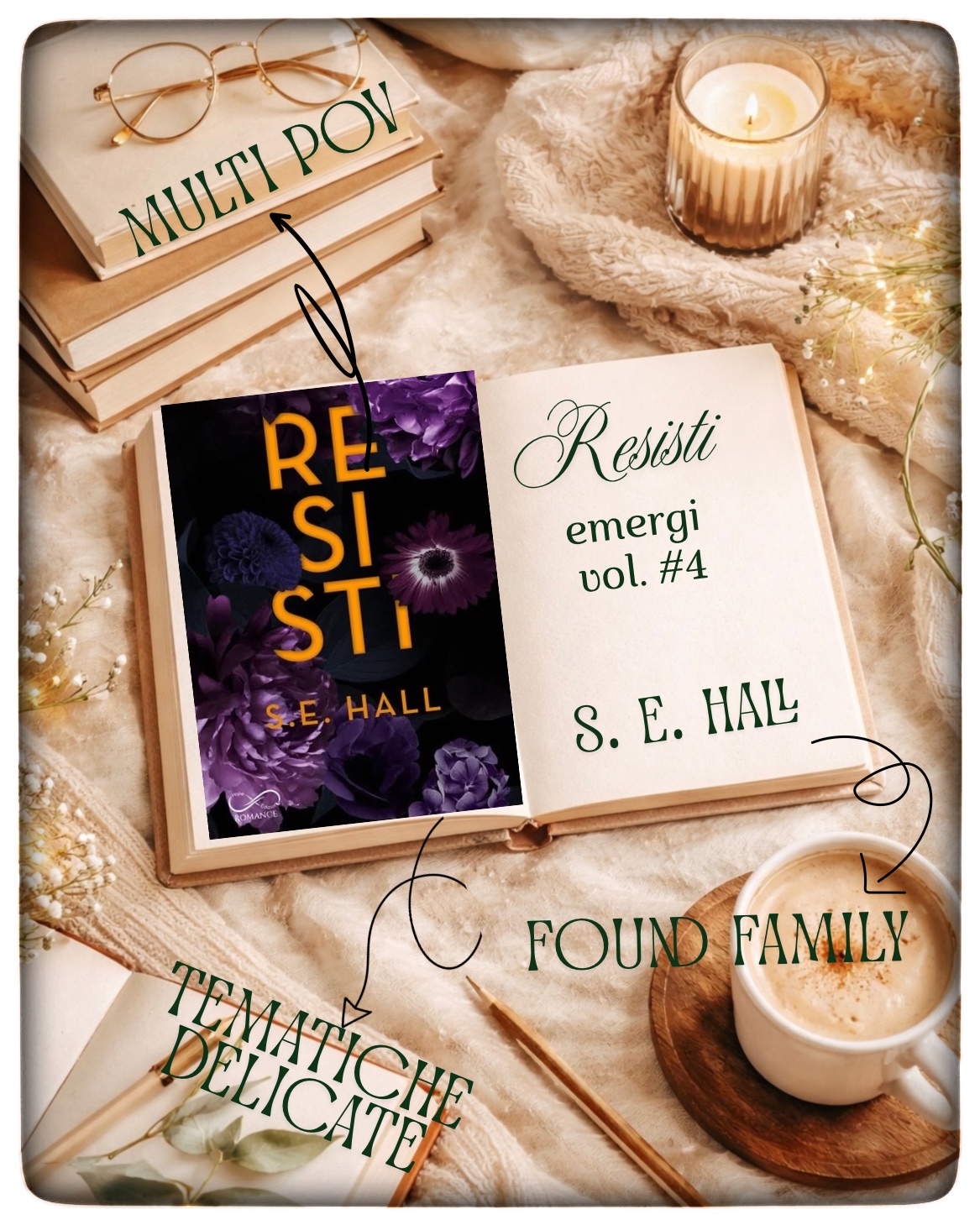 “Resisti” ultimo volume della serie Evoluzione di S. E. Hall